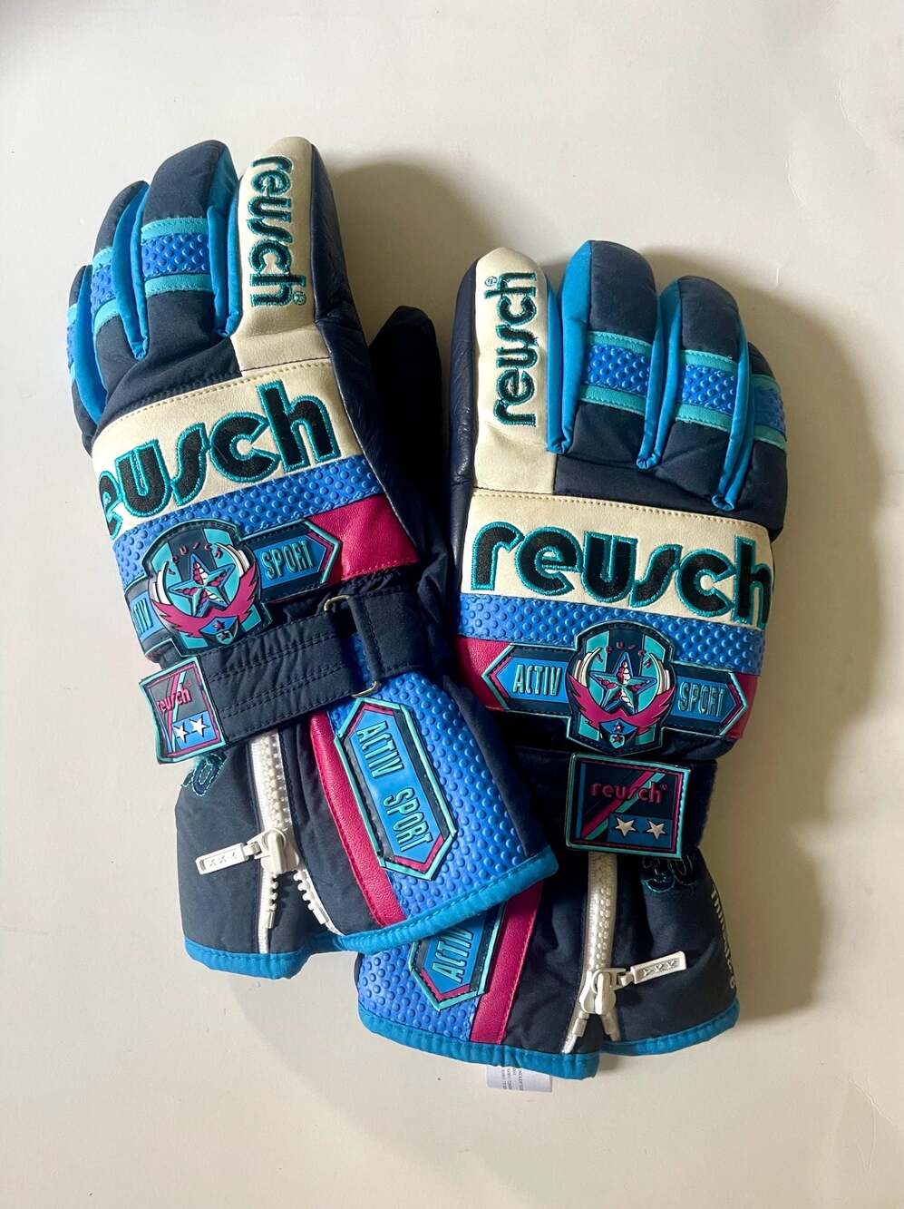 Vintage Reusch Activ Sport Ski Gloves Size 8 Style 4788